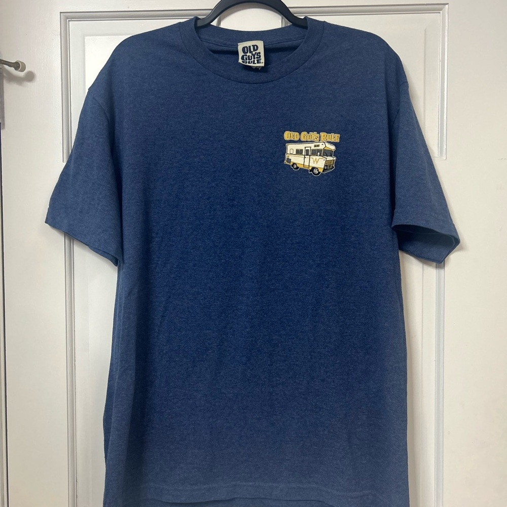Blue Old Guys Rule Short Sleeve Tee. Great Condition
